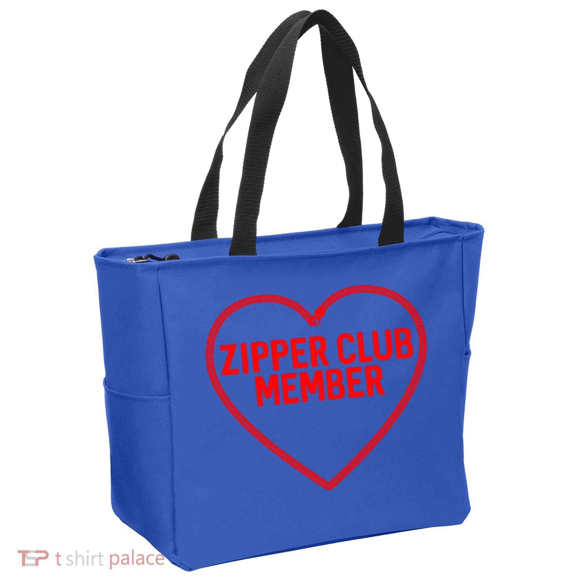 Heart Attack Zipper Club Open Heart Surgery Survivor Cute Gift Tote Bag