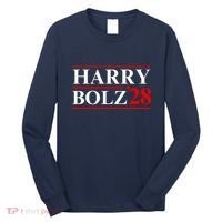 Harry Bolz 2028 Funny Political Meme D.O.G & E Long Sleeve Shirt thumb 0