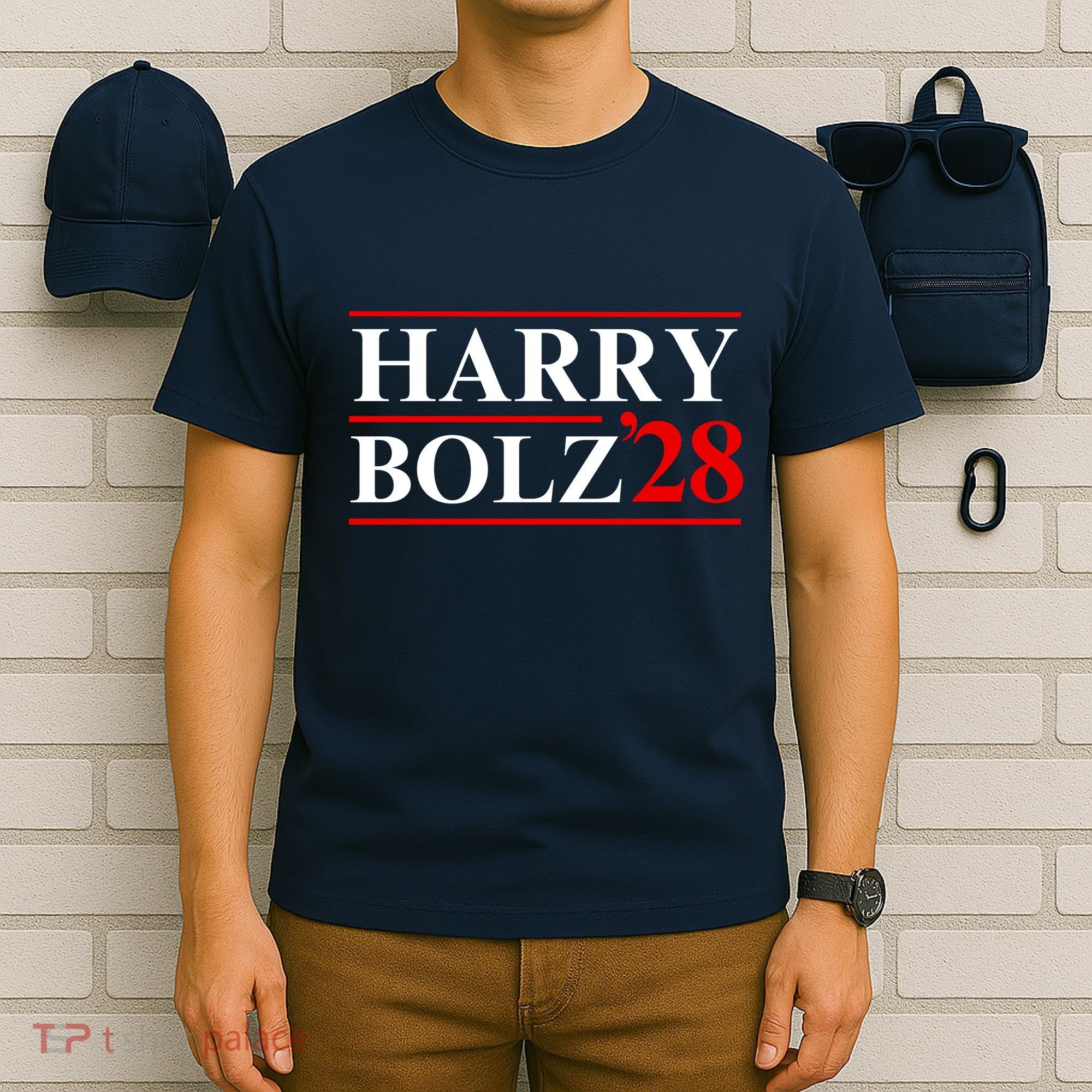 Harry Bolz 2028 Funny Political Meme D.O.G & E T-Shirt
