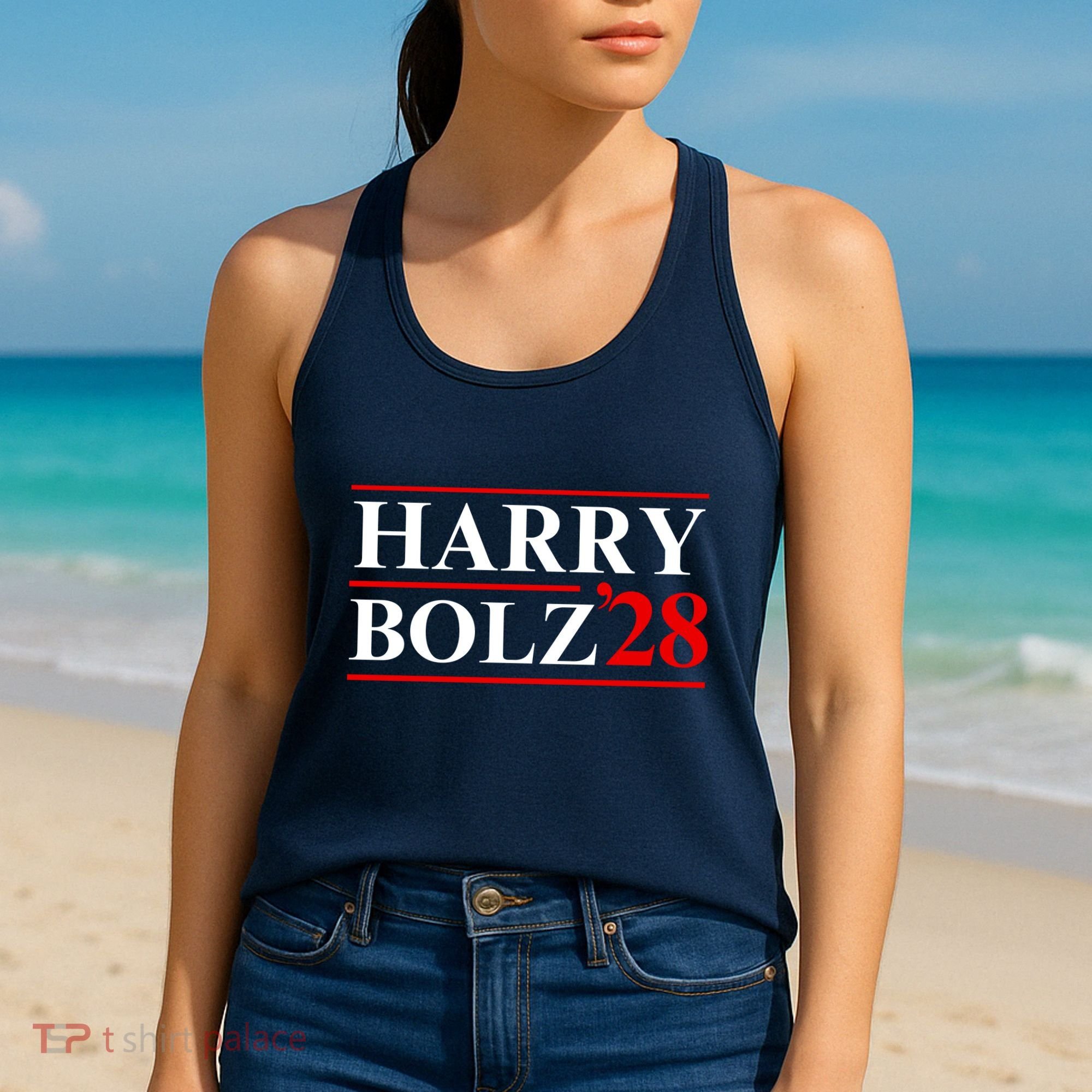 Harry Bolz 2028 Funny Political Meme D.O.G & E Women's Tank Top