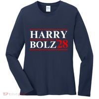 Harry Bolz 2028 Funny Political Meme D.O.G & E Women's Long Sleeve Shirt thumb 0