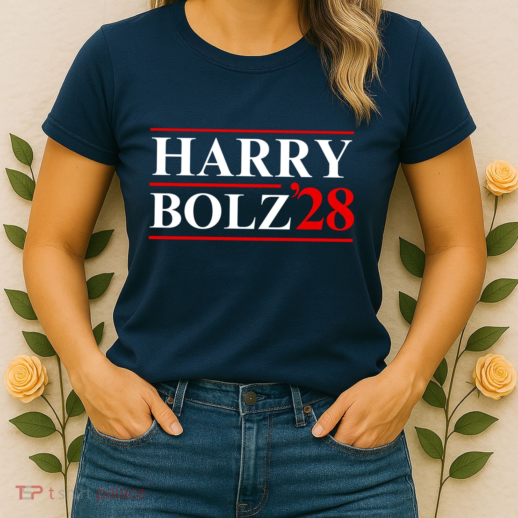 Harry Bolz 2028 Funny Political Meme D.O.G & E Women's T-Shirt