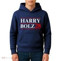 Harry Bolz 2028 Funny Political Meme D.O.G & E Kids Hoodie thumb 4