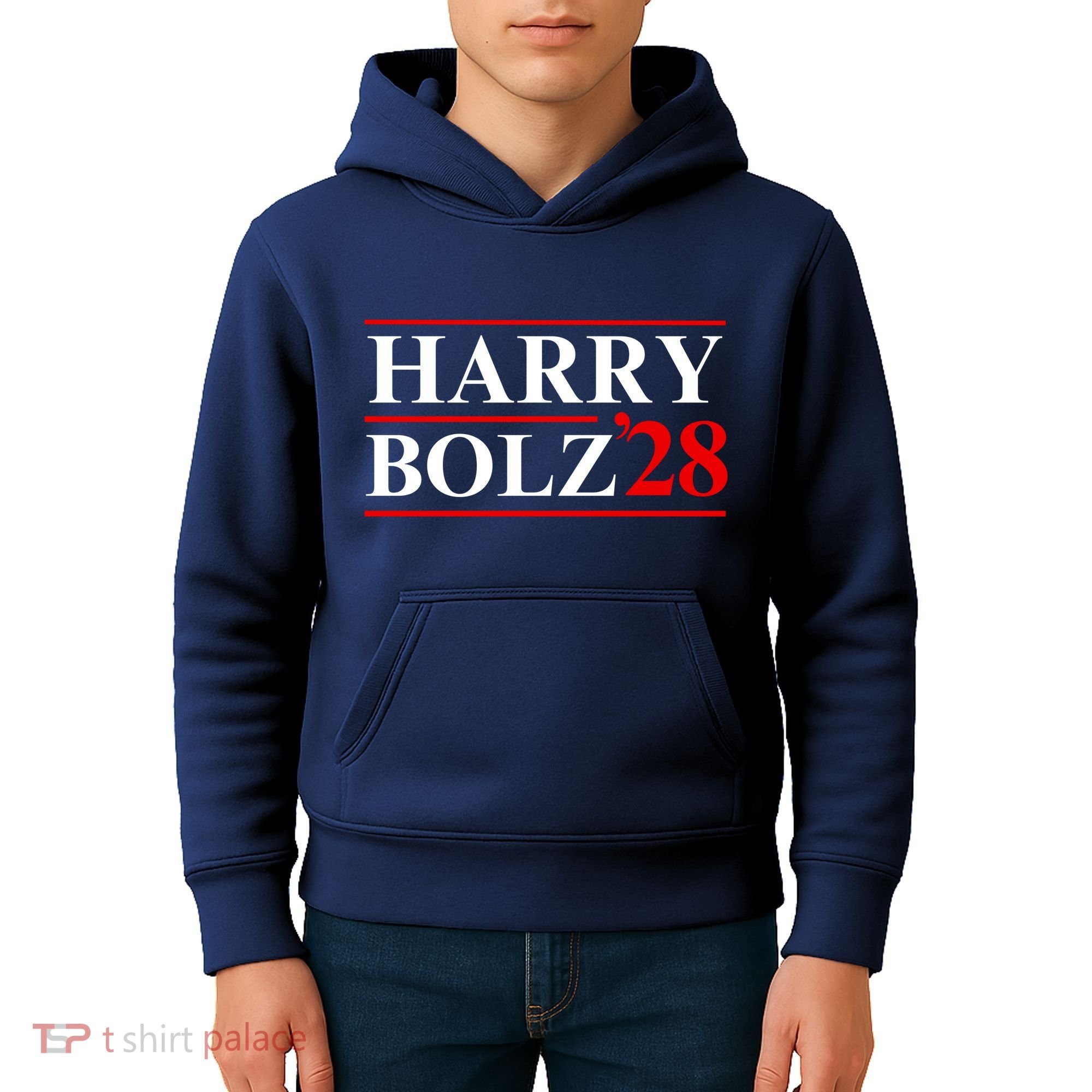Harry Bolz 2028 Funny Political Meme D.O.G & E Kids Hoodie