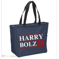 Harry Bolz 2028 Funny Political Meme D.O.G & E Tote Bag thumb 2