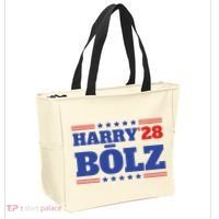 Harry Bolz 2028 Political Meme D.O.G.E. Tote Bag thumb 2