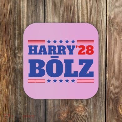 Harry Bolz 2028 Political Meme D.O.G.E. Coaster
