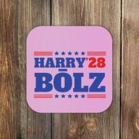 Harry Bolz 2028 Political Meme D.O.G.E. Coaster thumb 0
