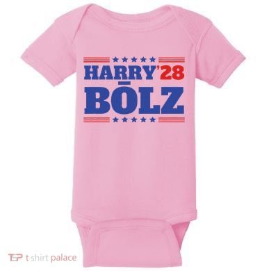 Harry Bolz 2028 Political Meme D.O.G.E. Baby Bodysuit