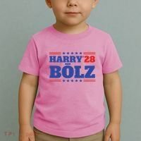 Harry Bolz 2028 Political Meme D.O.G.E. Toddler T-Shirt thumb 2