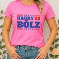 Harry Bolz 2028 Political Meme D.O.G.E. Women's T-Shirt thumb 2