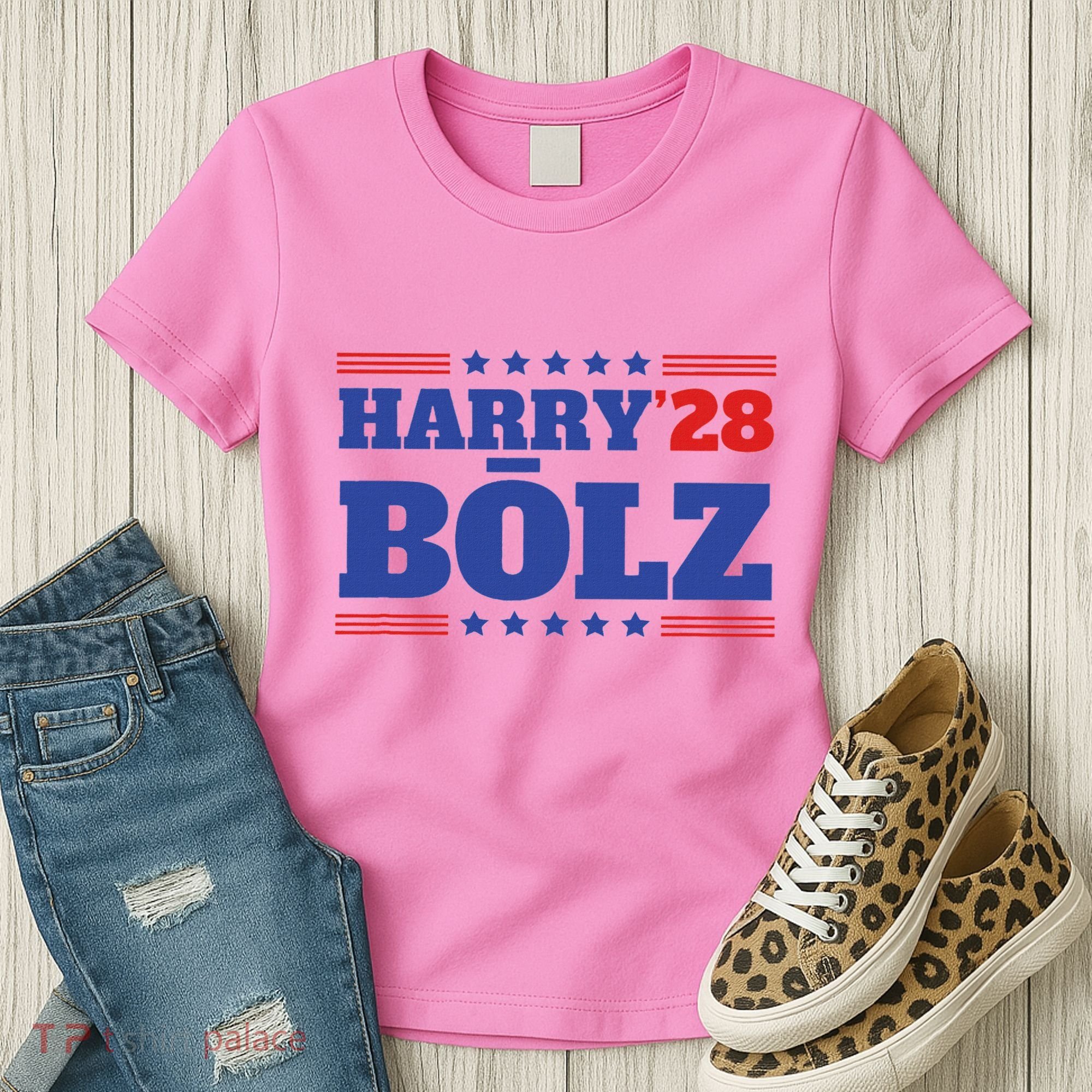 Harry Bolz 2028 Political Meme D.O.G.E. Women's T-Shirt