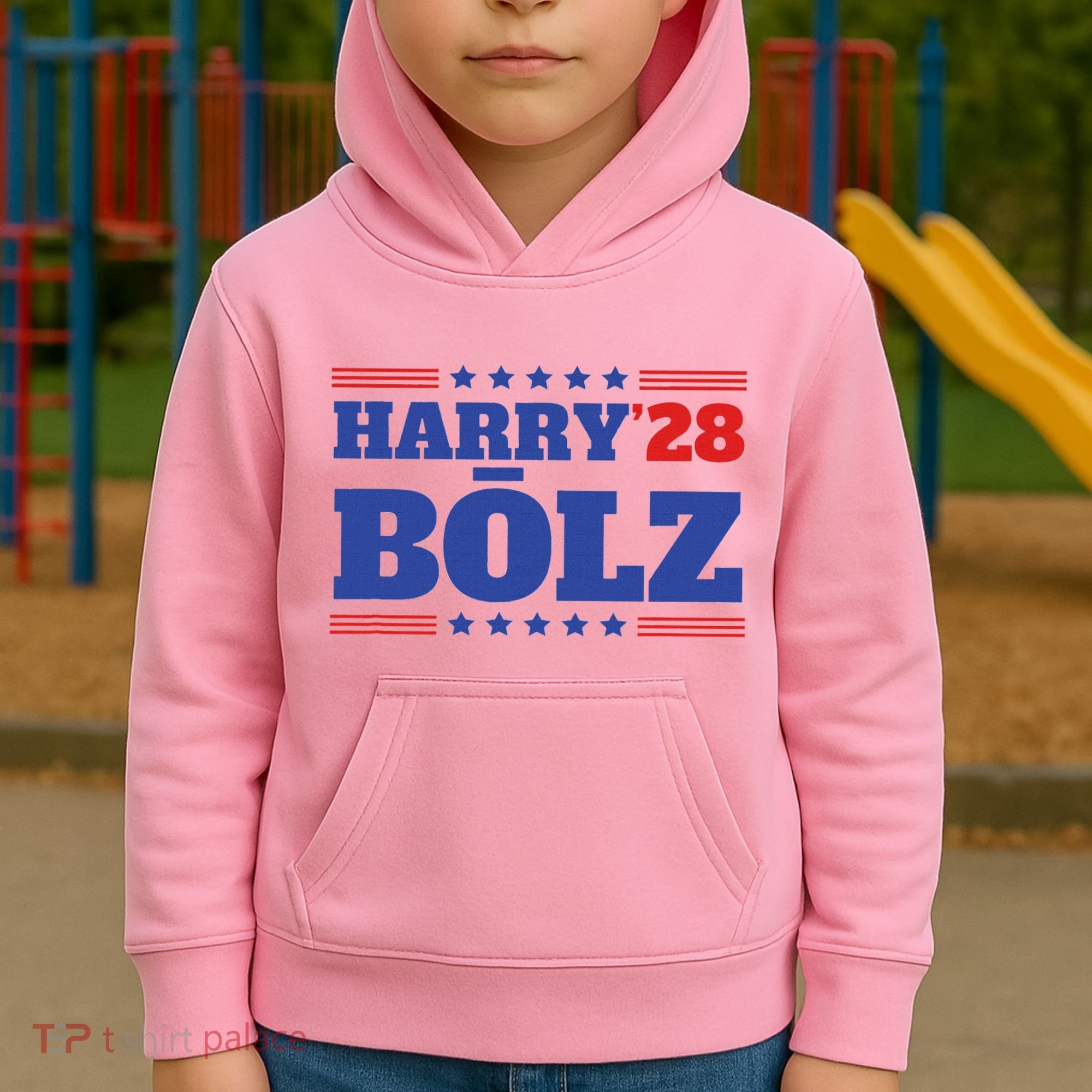 Harry Bolz 2028 Political Meme D.O.G.E. Kids Hoodie