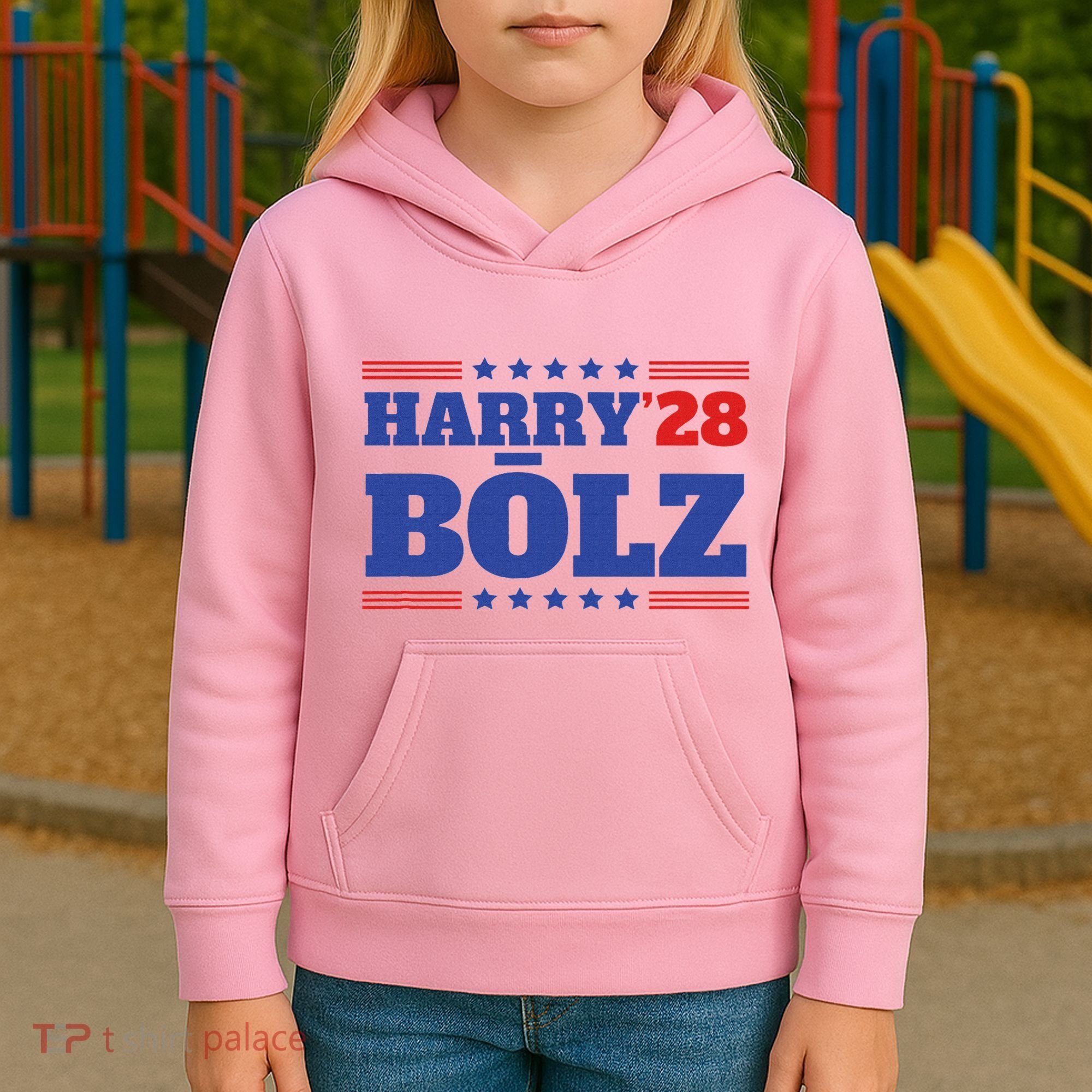 Harry Bolz 2028 Political Meme D.O.G.E. Kids Hoodie