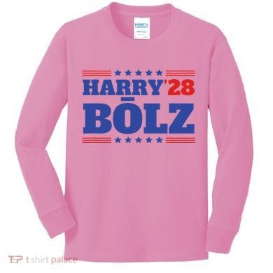 Harry Bolz 2028 Political Meme D.O.G.E. Kids Long Sleeve Shirt