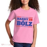 Harry Bolz 2028 Political Meme D.O.G.E. Kids T-Shirt thumb 2