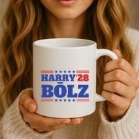 Harry Bolz 2028 Political Meme D.O.G.E. Coffee Mug thumb 3