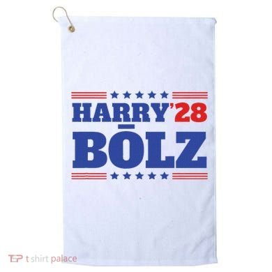 Harry Bolz 2028 Political Meme D.O.G.E. Golf Towel