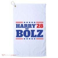 Harry Bolz 2028 Political Meme D.O.G.E. Golf Towel thumb 0