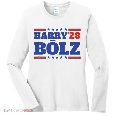Harry Bolz 2028 Political Meme D.O.G.E. Women's Long Sleeve Shirt