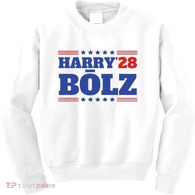 Harry Bolz 2028 Political Meme D.O.G.E. Kids Sweatshirt