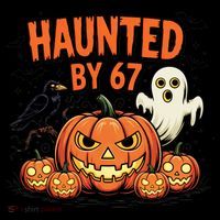 Haunted By 67 Funny Ghost Pumpkin Halloween Costume Coffee Mug thumb 5