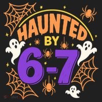 Haunted By 6-7 Halloween 67 Meme Funny Hat thumb 2
