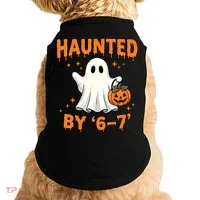 Haunted By 6-7 Halloween 67 Meme Doggie Tank thumb 0