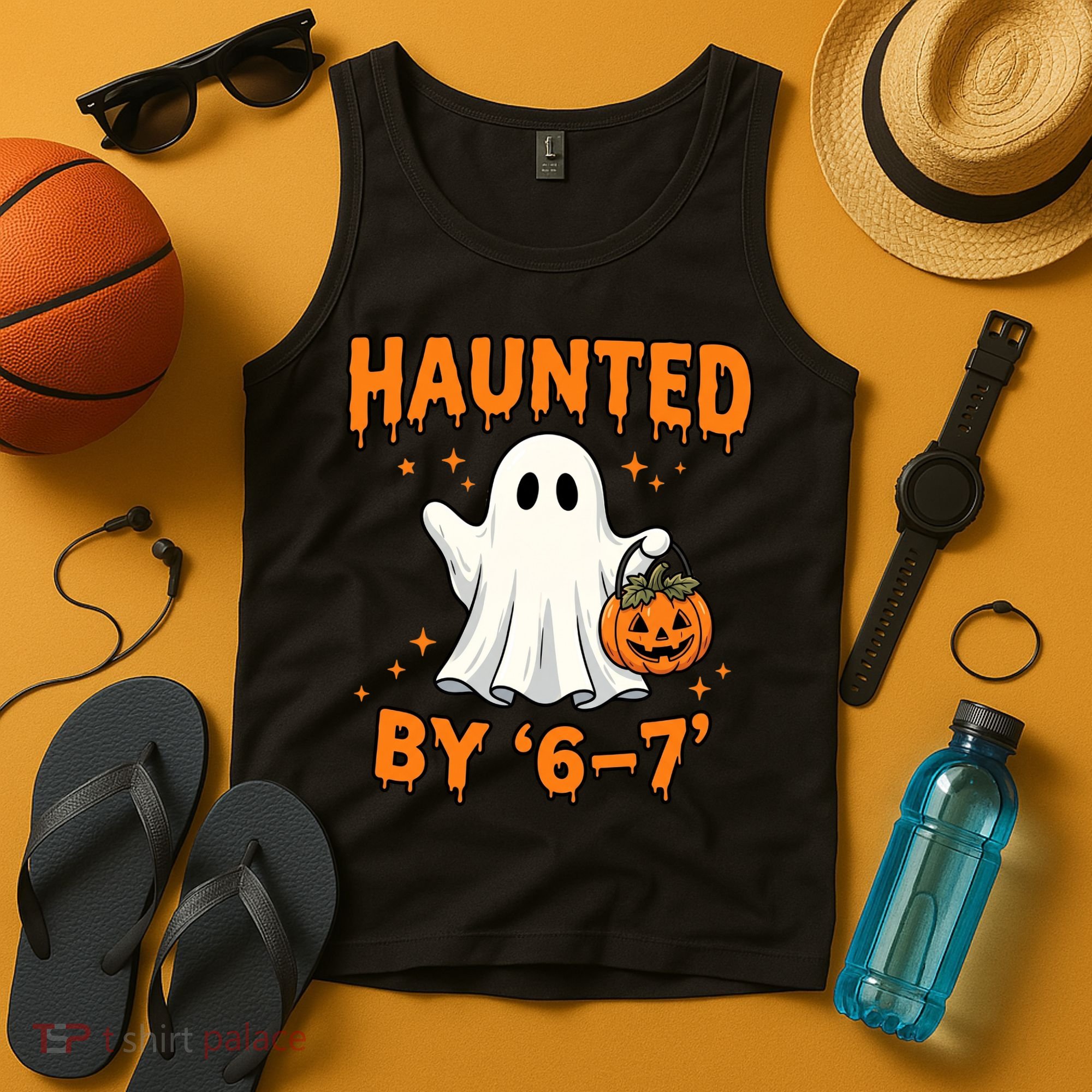 Haunted By 6-7 Halloween 67 Meme Tank Top