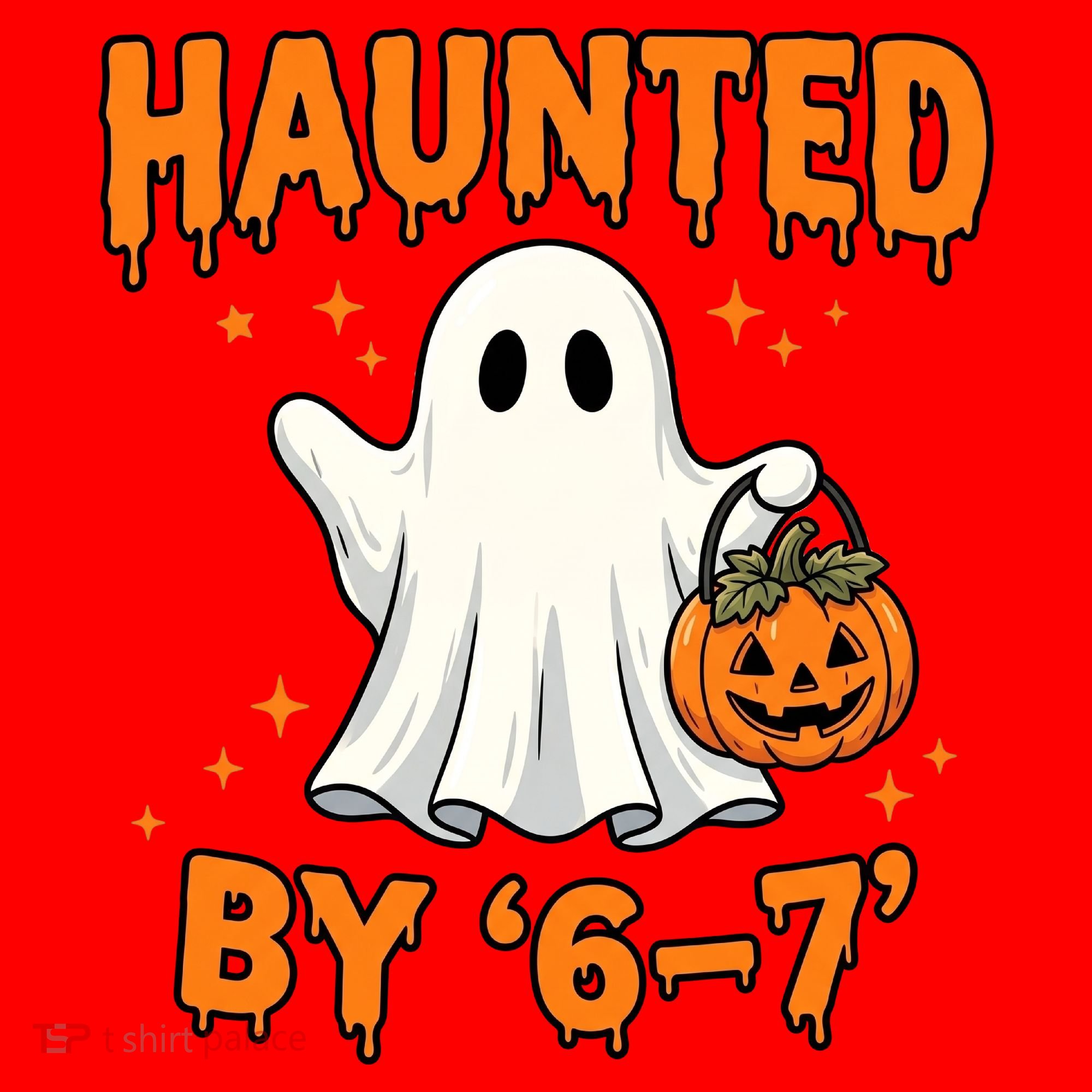 Haunted By 6-7 Halloween 67 Meme Santa Hat