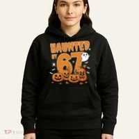 Haunted By 67 Funny Halloween 6-7 Hoodie thumb 5