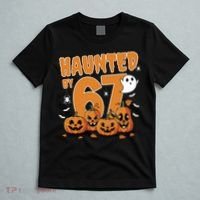 Haunted By 67 Funny Halloween 6-7 T-Shirt thumb 5