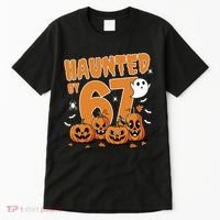 Haunted By 67 Funny Halloween 6-7 Tall T-Shirt thumb 0