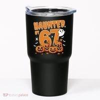 Haunted By 67 Funny Halloween 6-7 Tumbler thumb 0