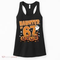 Haunted By 67 Funny Halloween 6-7 Women's Tank Top thumb 0