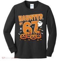 Haunted By 67 Funny Halloween 6-7 Kids Long Sleeve Shirt thumb 0