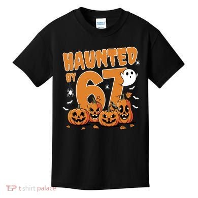 Haunted By 67 Funny Halloween 6-7 Kids T-Shirt