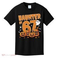 Haunted By 67 Funny Halloween 6-7 Kids T-Shirt thumb 0