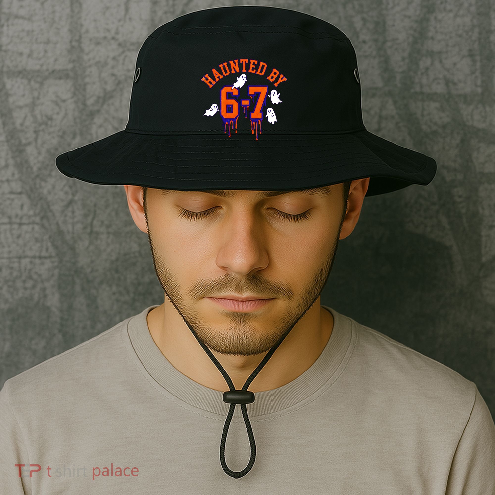 HAUNTED By 6-7 Spooky Halloween 67 Meme Bucket Hat