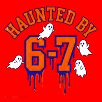 HAUNTED By 6-7 Spooky Halloween 67 Meme Santa Hat thumb 1
