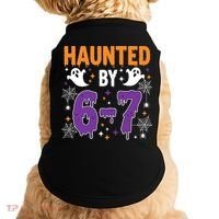 Haunted By 67 Halloween Gift Meme Doggie Tank thumb 0