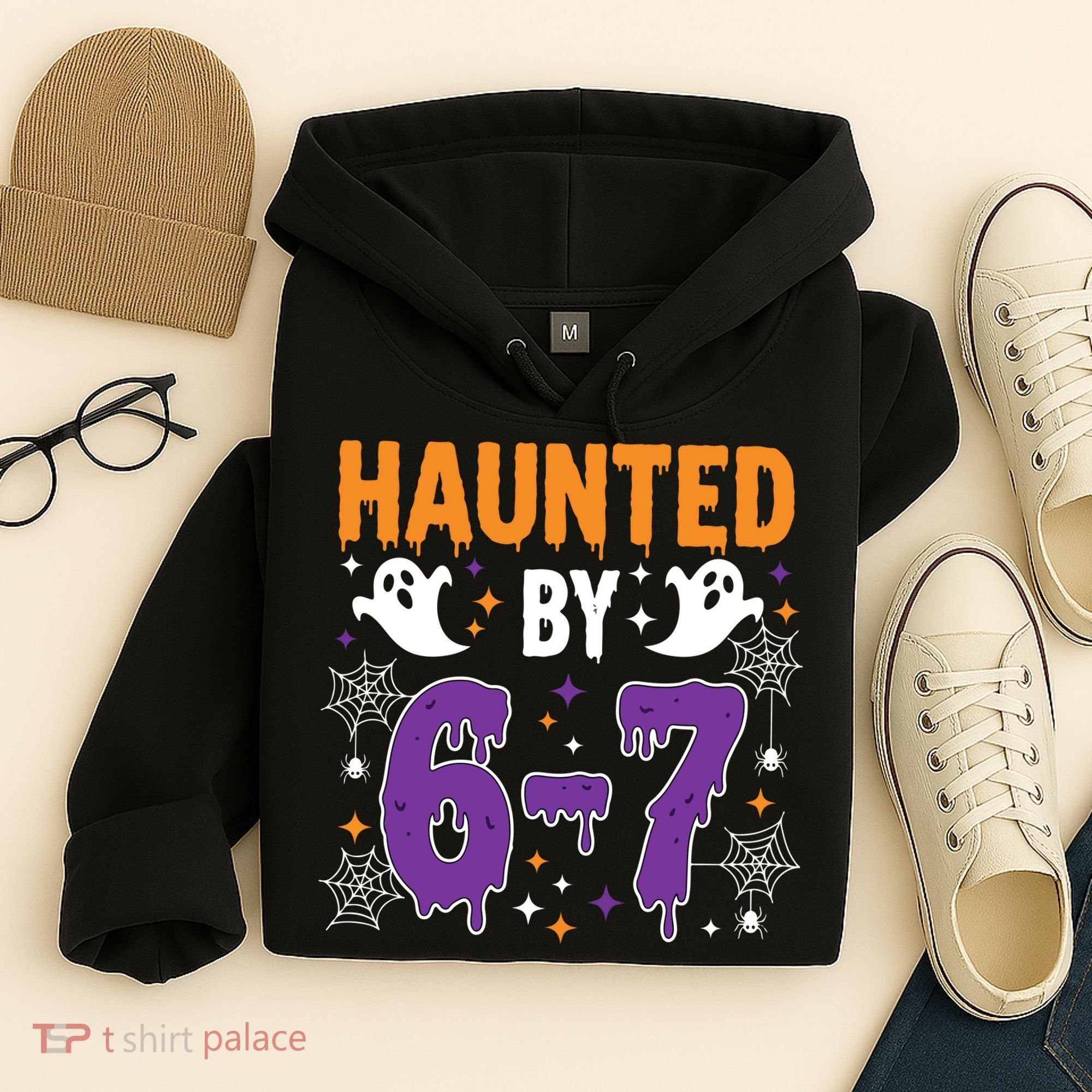 Haunted By 67 Halloween Gift Meme Hoodie
