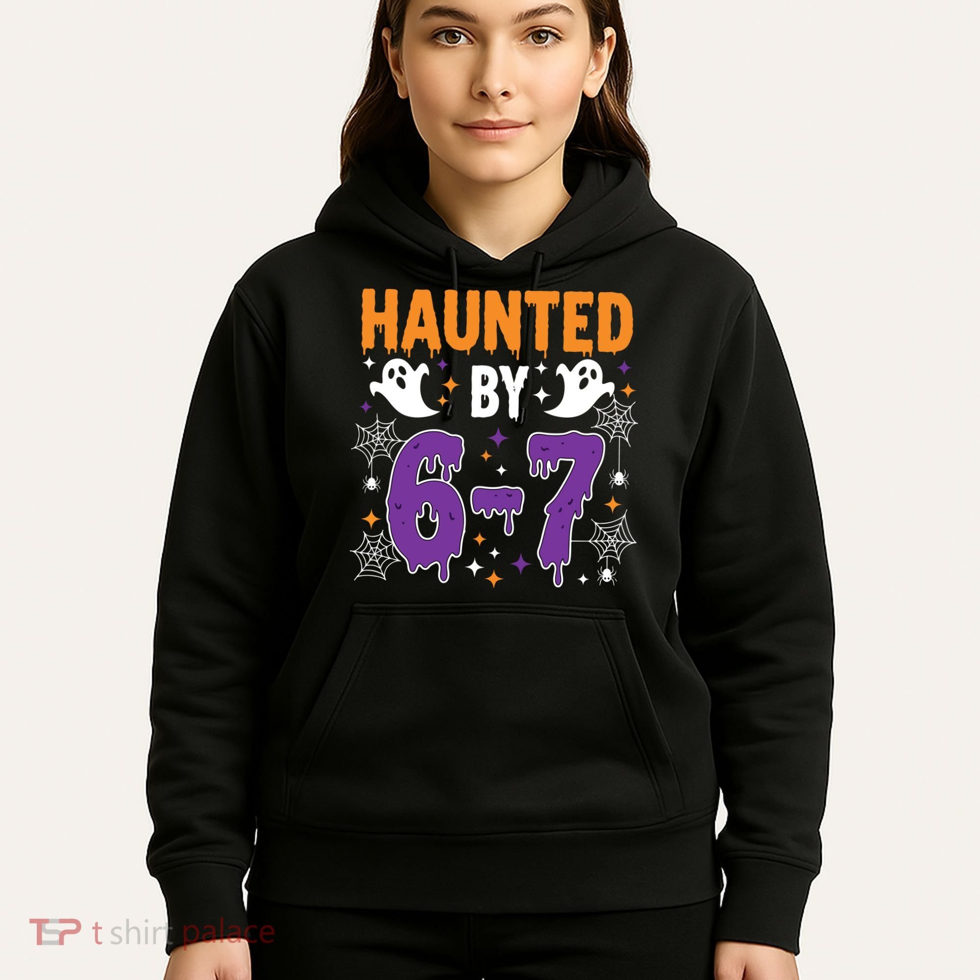 Haunted By 67 Halloween Gift Meme Hoodie