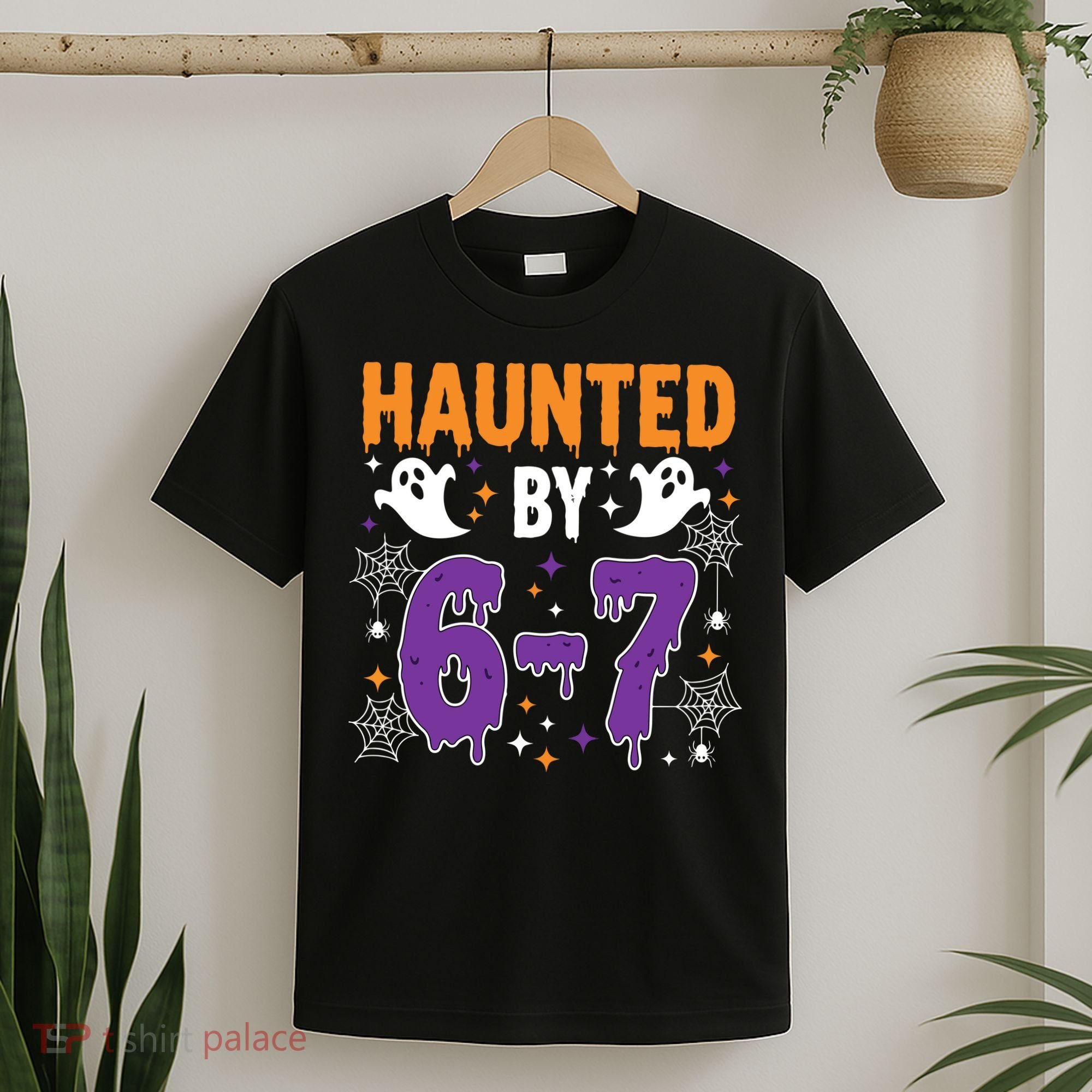 Haunted By 67 Halloween Gift Meme T-Shirt