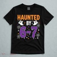 Haunted By 67 Halloween Gift Meme T-Shirt thumb 5