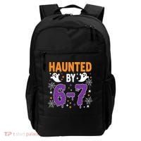 Haunted By 67 Halloween Gift Meme Backpack thumb 0