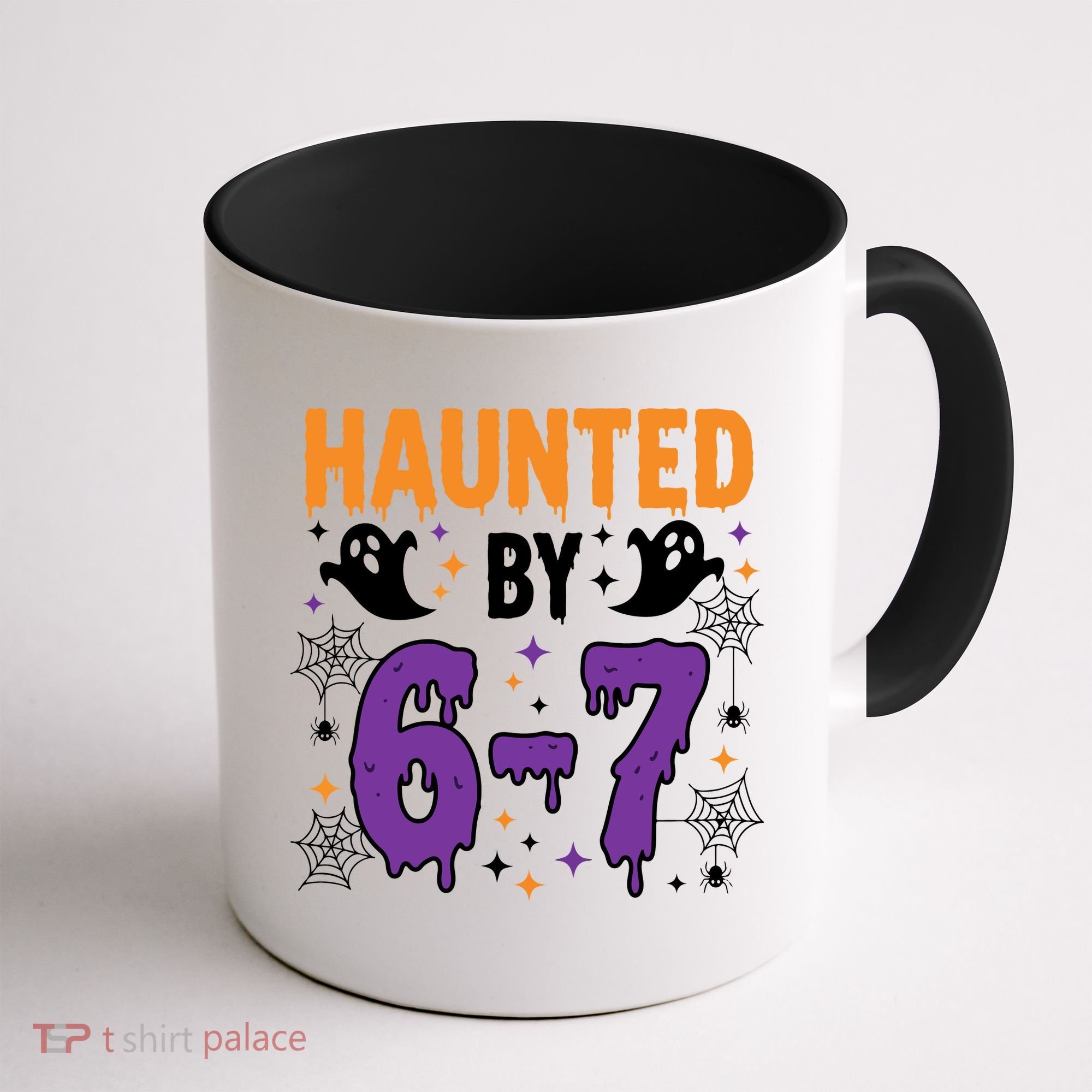Haunted By 67 Halloween Gift Meme Coffee Mug