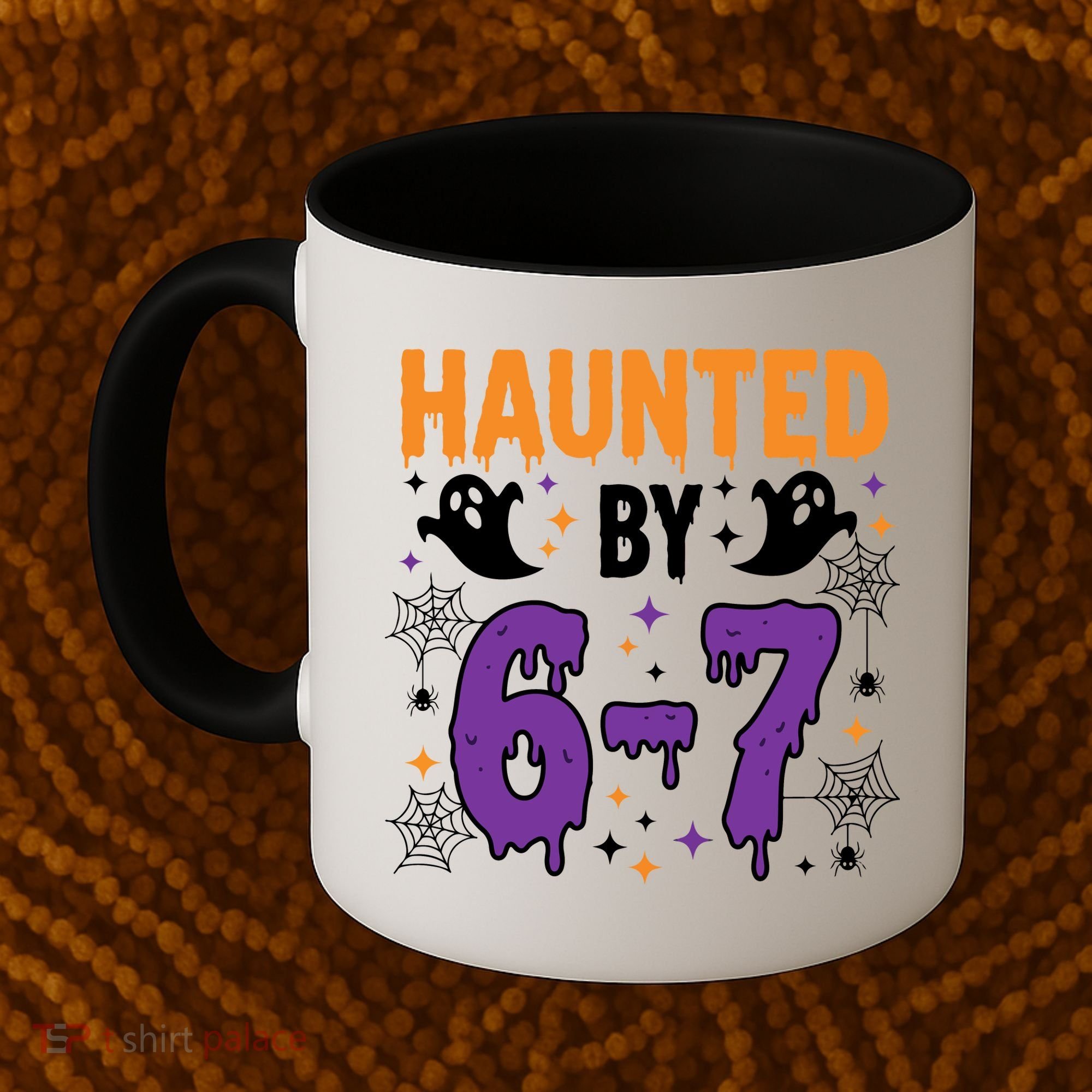 Haunted By 67 Halloween Gift Meme Coffee Mug