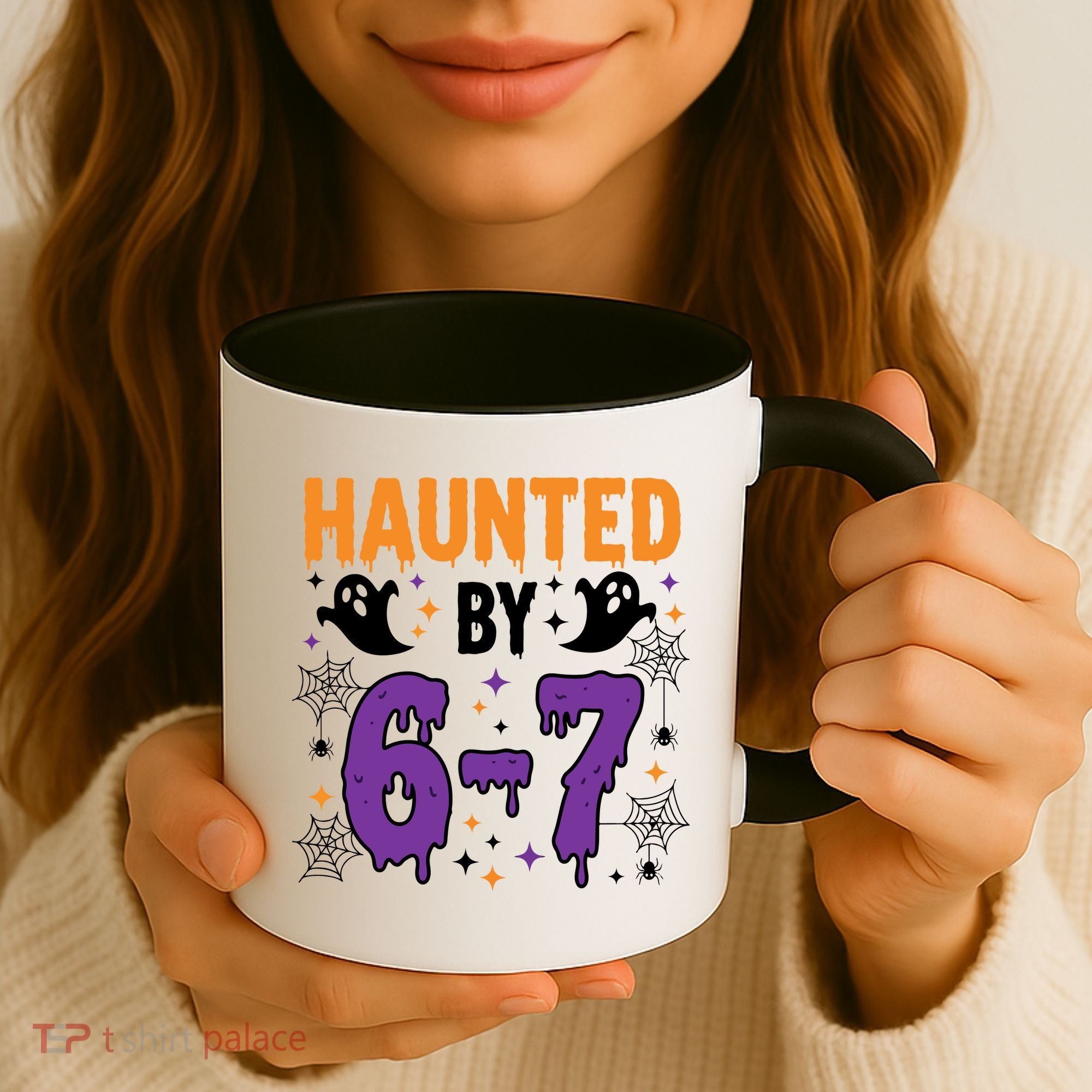 Haunted By 67 Halloween Gift Meme Coffee Mug