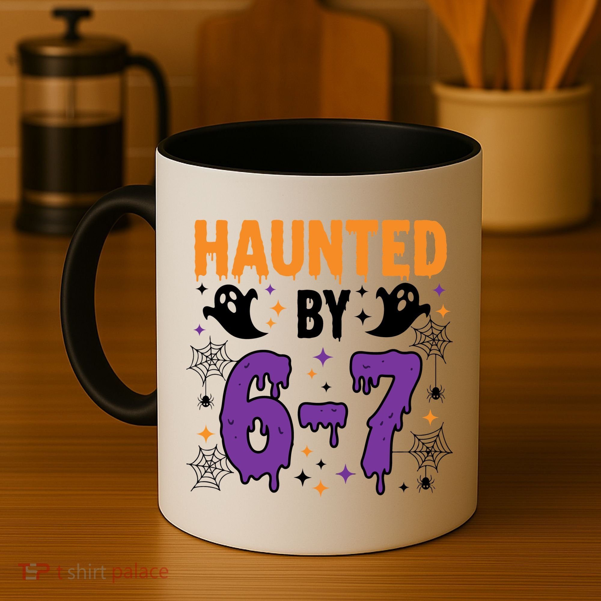 Haunted By 67 Halloween Gift Meme Coffee Mug